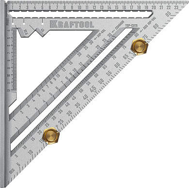 Высокоточный кровельный угольник KRAFTOOL 250 мм, 5-в-1