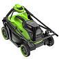 Газонокосилка аккумуляторная Greenworks GD24X2LM361, 2х24V, 36 см, бесщеточная, c 2хАКБ 4Ач и ЗУ