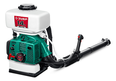 ЗУБР 14 л, 3.5 л.с, бензиновый опрыскиватель (ОПБ-14-57)