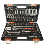 Набор инструментов Вихрь 1/2", 1/4", CrV, пластиковый кейс 94 предмета