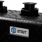 Стальной распределительный коллектор STOUT 3(5) отопительных контура. В теплоизоляции DN 25