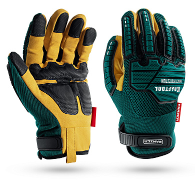 Профессиональные комбинированные перчатки KRAFTOOL PANZER р.L (9)