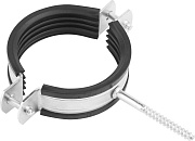 Хомут трубный оцинкованный, 2 1/2″, 100шт, оцинкованный, ЗУБР