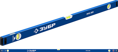 Уровень с усиленным профилем ЗУБР ПРО, 2000 мм