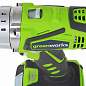 Дрель-шуруповерт ударная аккумуляторая Greenworks G24CDK2X, 24V, с 2хАКБ 2 А.ч. и ЗУ в кейсе
