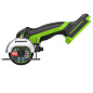 Угловая мини-шлифмашина акк. Greenworks GD24UCS, 24V, б/щет,20000 об/мин,76 мм,рез18 мм,без АКБ и ЗУ