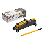 Домкрат гидравлический подкатной, 2 т, 135-385 мм// Denzel