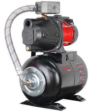 Насосная станция Verton AQUA PS1400CL/24 (чугун корпус,1400Вт, 66л/мин,V24л, забор 9м, напор 56м)