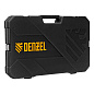 Набор инструментов, 1/2", 1/4", 3/8", CrV, S2, пластиковый кейс, 144 предмета// Denzel