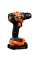 Дрель-шуруповерт аккумуляторная Вихрь ДА-20Л-2К/БП (2,0 А/ч) (бесщеточный двигатель, 70Нм)
