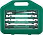Набор ключей гаечных карданных в кейсе, 8-19 мм, 6 предметов Jonnesway