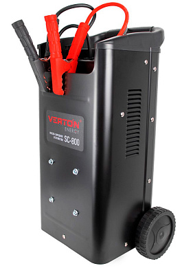 Пуско-зарядное устройство VERTON Energy SC-800 (230/50В/Гц,12/24В,емк20-1300Ач,ток зар/зап100А/800А)