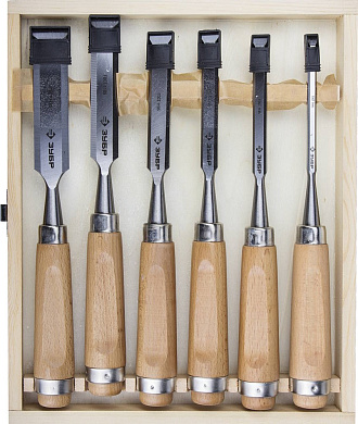 Набор стамесок - долот ЗУБР Классик, СТ-500, 6 предм