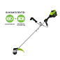 Триммер аккумуляторный Greenworks GD60BCBK4, 60V, 40 см, бесщ, велосипедной ручкой, с 1хАКБ 4Ач и ЗУ