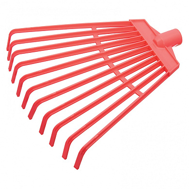 Грабли веерные пластиковые, 240 мм, 11 плоских зубьев, Россия// Sparta