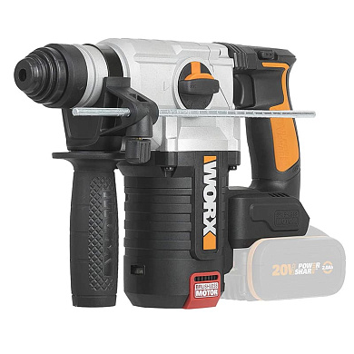 Перфоратор аккумуляторный бесщеточный WORX WX380.9,  20В,без АКБ и ЗУ
