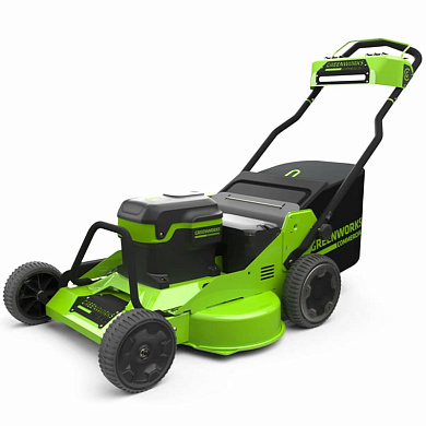 Газонокосилка самоходная Greenworks 82LM30S 82V 2519207 (76 см) бесщеточная аккумуляторная без аккум