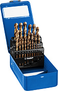 Набор сверл по металлу ЗУБР КОБАЛЬТ 25шт(1-13мм)