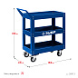 Тележка инструментальная ЗУБР 820 х 405 х 955 мм