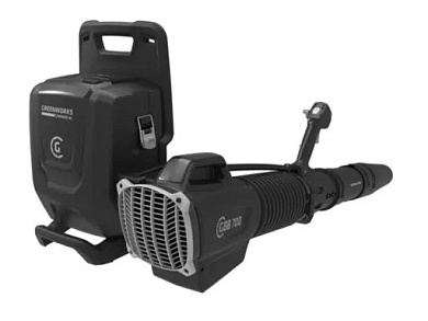Воздуходув аккумуляторный, ранцевый Greenworks Арт. 2406407, 82V, бесщеточный, без АКБ и ЗУ