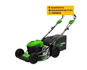 Газонокосилка аккумуляторная Greenworks Арт. 2506807UG, 40V, 46см, самоходн, бесщ, c 1хАКБ 5 Ач и ЗУ
