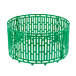 Защитно-декоративное ограждение для защиты деревьев и кустов, комплект 4 шт., зеленый// Palisad