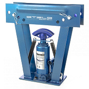 Трубогиб гидравлический, 8 т, пласт. кейс // Stels