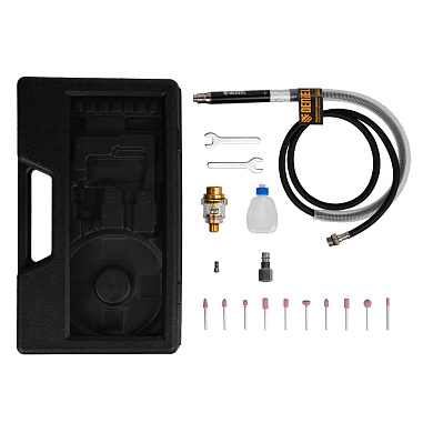 Пневматический гравер PE54000, 54000 об/мин, 3 мм, 57 л/мин// Denzel