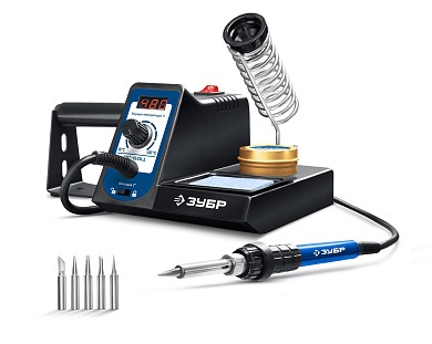 Цифровая паяльная станция ЗУБР ПС-60Ц