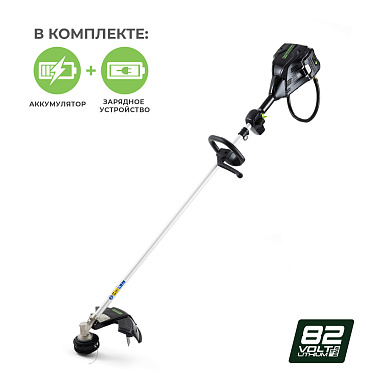 Аккумуляторный Бесщёточный Триммер Greenworks 82V (41 см) 5 А.ч. АКБ и ЗУ, арт. 2101707UB