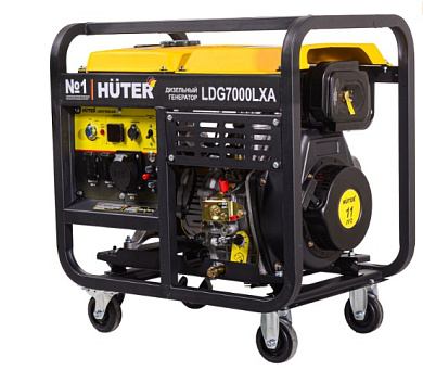 Электрогенератор дизельный LDG 7000LXА Huter