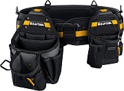 Пояс монтажника KRAFTOOL KBS-3 в комплекте: пояс монтажника, большая сумка, малая сумка