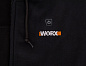 Куртка с подогревом WORX, модель  WA4660, цвет черный, размер M