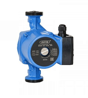 Насос ZOTA RING 25/80 S 180  с гайками