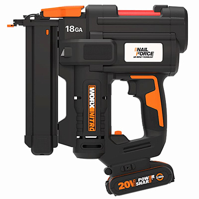 Аккумуляторный степлер WORX WX844, 20В, 2Ач х1, ЗУ