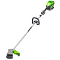 Триммер аккумуляторный Greenworks GD82LT, 82V, 40 см, бесщеточный, без АКБ и ЗУ (2110607)