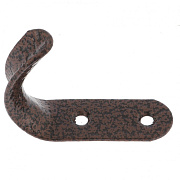 Крючок-вешалка №7, антик медь, 1шт (Металлист)// Произведено в РФ