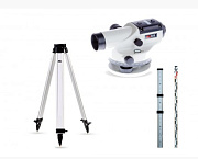 КОМПЛЕКТ Нивелир ADA Basis С ПОВЕРКОЙ + Рейка ADA STAFF 3 + Штатив на винтах ADA Light S