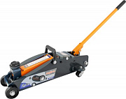 Домкрат подкатной 2.5 т. с фиксатором в кейсе, 140-387 мм Ombra