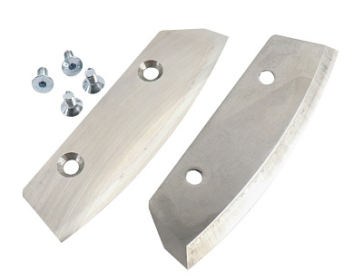 Ножи для льда VERTON IDKA-250 (2 ножа, прямой, монтажн шаг ножей 55мм, болт М5 - 4шт, резьба 0,8мм)