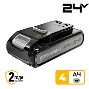 Аккумуляторная батарея Greenworks G24SV4, 24V, 4 Ач (2960607)