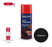 Краска-спрей Эмаль ТЕРМОСТОЙКАЯ Черная 425мл (12) Престиж