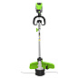 Триммер аккумуляторный Greenworks ST161S, 82V, 1,6 кВт, 43 см, бесщ, с 1хАКБ 8 Ач и ЗУ (2112307UH)
