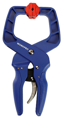 Зажим пружинный 38 мм с храповым механизмом WORKPRO