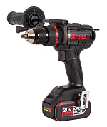 Дрель-шуруповерт аккумуляторная ударная бесщеточная KRESS KUC35, 20В, 150Нм, 4Ач х2, ЗУ 6А, кейс