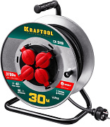 Силовой удлинитель на стальной катушке K-315 3700Вт KRAFTOOL