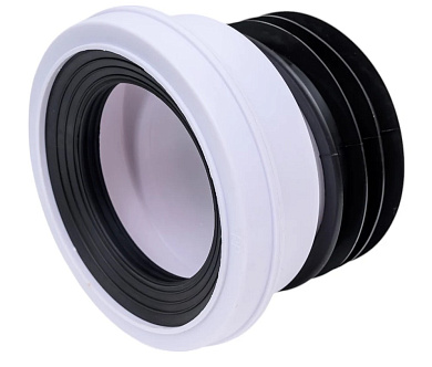 Соединительный отвод для унитаза смещение 15 мм