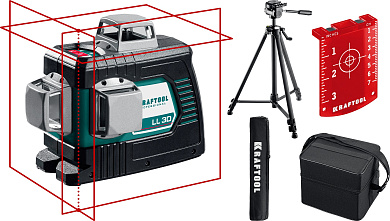 Лазерный нивелир KRAFTOOL LL 3D