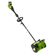 Снегоуборщик аккумуляторный Greenworks Арт. 2603107, 40V, 30 см, с регулируемым направлением выброса