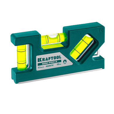 Магнитный компактный уровень KRAFTOOL Mini-Pro 3, 100 мм